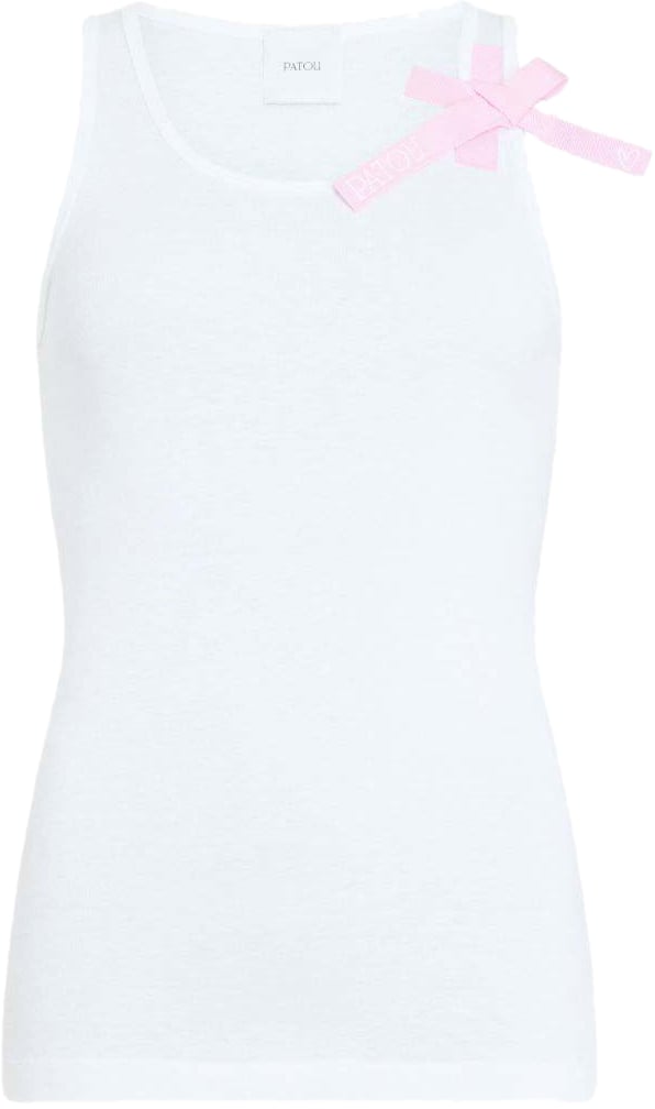 Patou Top White Wit