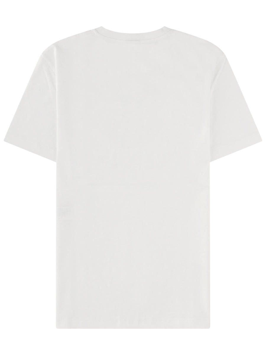 Patou Logo Embroidered Crew Neck Top Wit