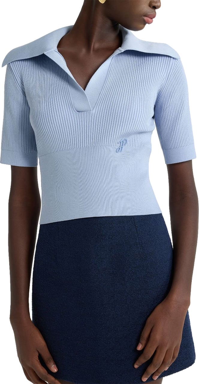 Patou T-Shirts And Polos Pearl Blue Lichtblauw