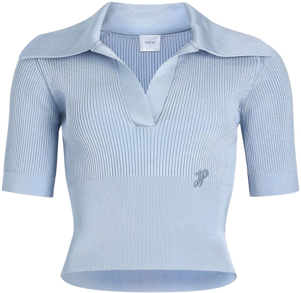 Patou T-Shirts And Polos Pearl Blue Blauw
