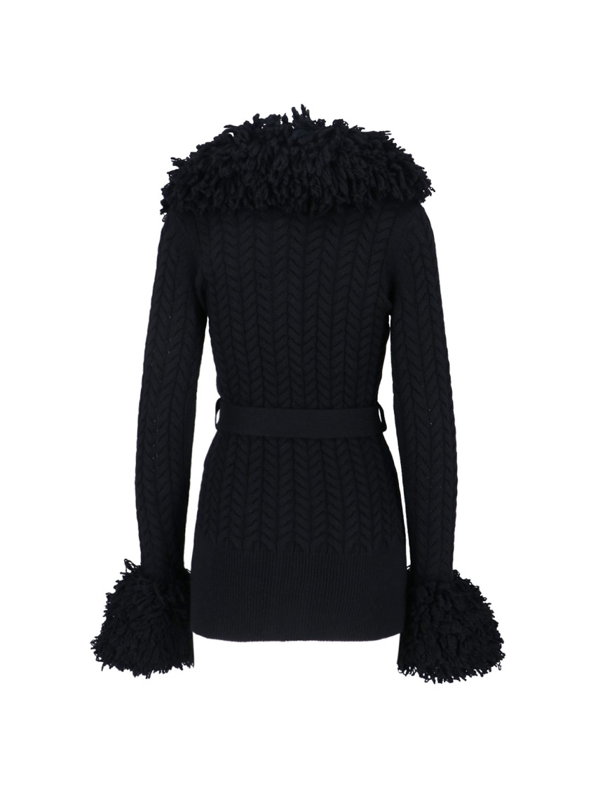Patou Classic Black Sweater With Timeless Design Zwart
