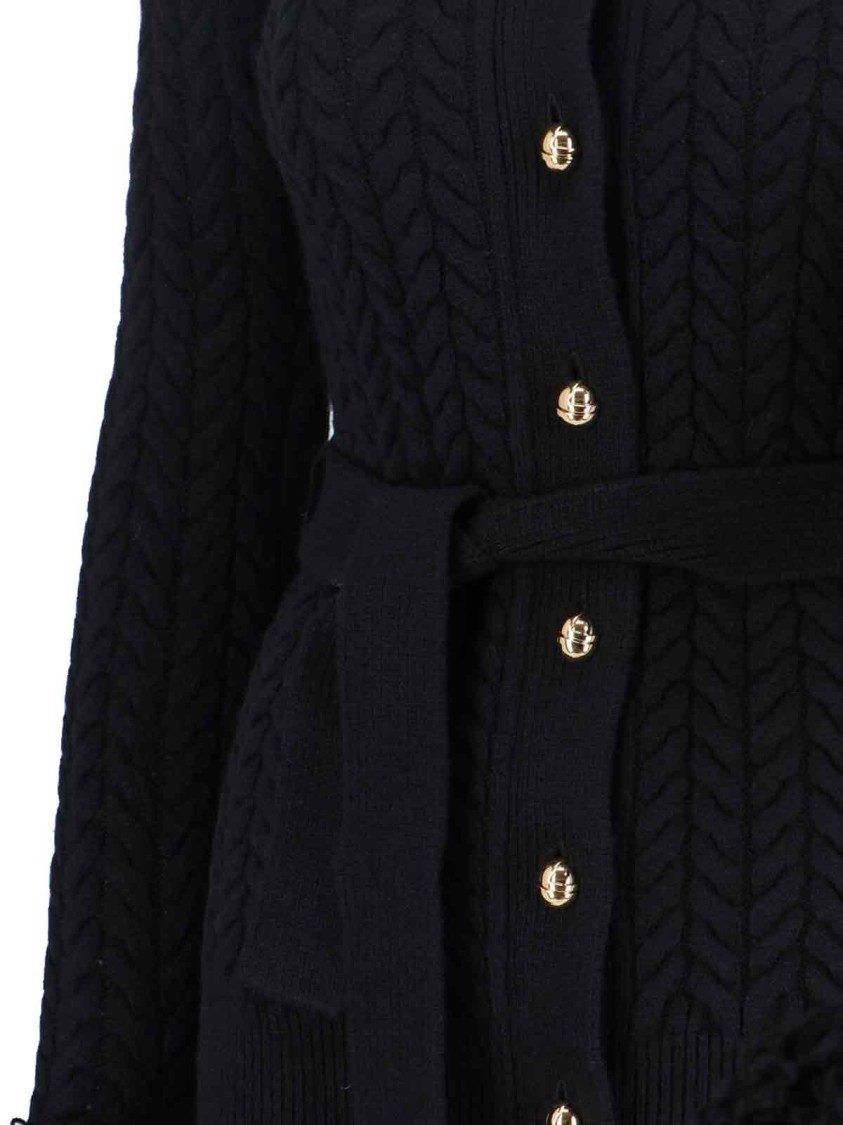 Patou Classic Black Sweater With Timeless Design Zwart
