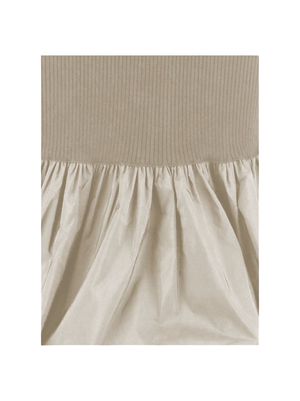 Patou Long Dress In Stretch Cotton Blend Grijs