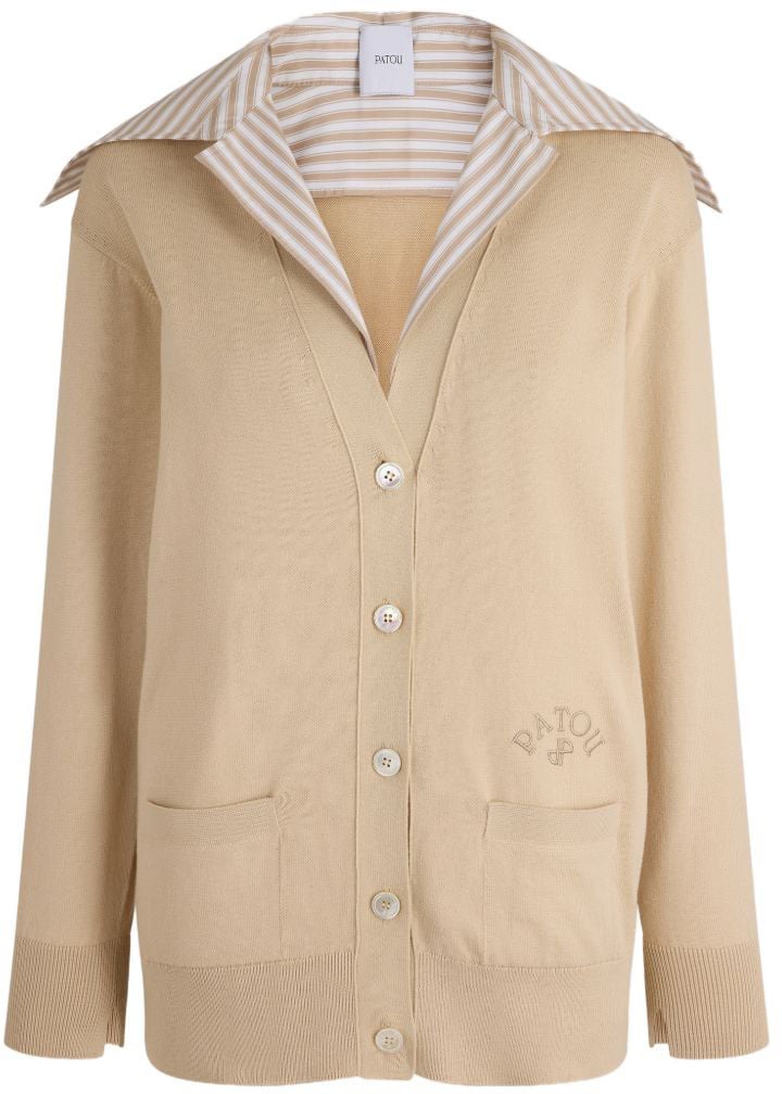 Patou Sweaters Beige Beige