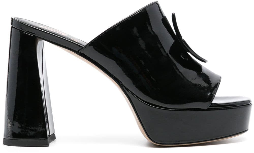 Patou Sandals Black Zwart