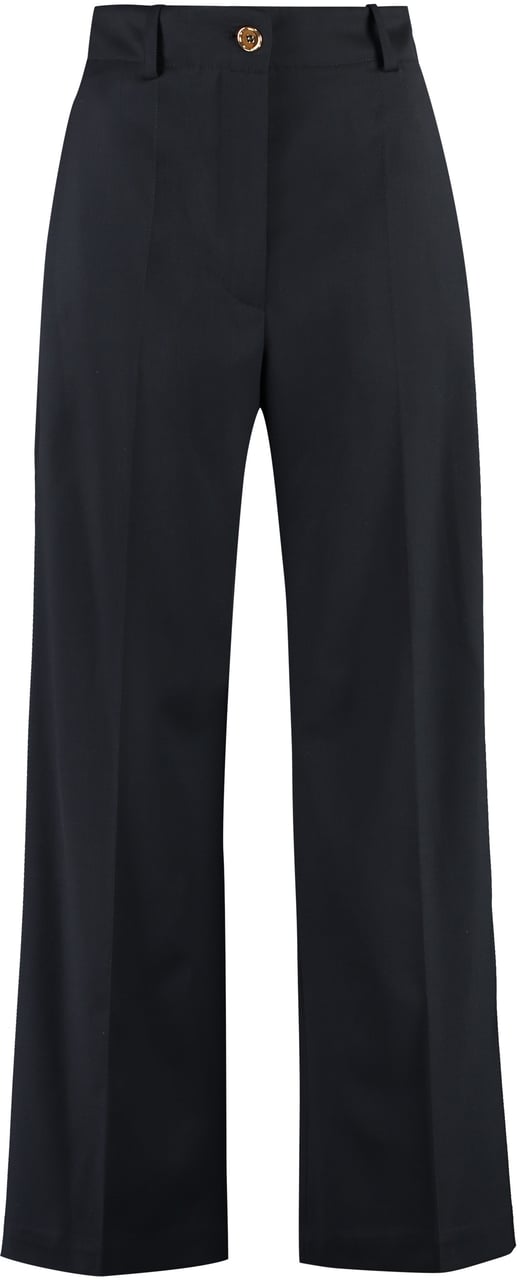 Patou Virgin wool trousers Zwart