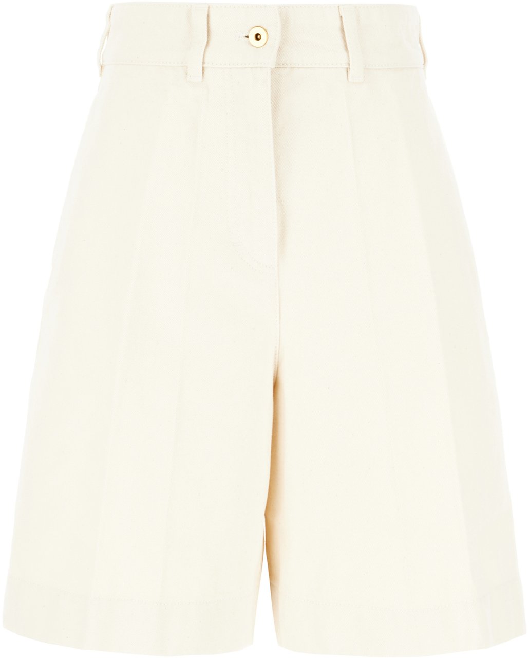 Patou Patou Sand denim bermuda shorts Neutraal