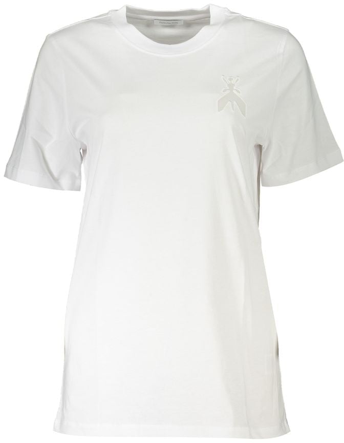 Patrizia Pepe Patrizia Pepe White Organic Cotton Women's T-Shirt Wit