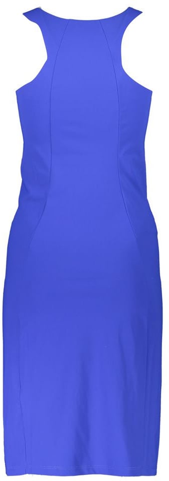 Patrizia Pepe Blu Poliammide Women Dress Blauw