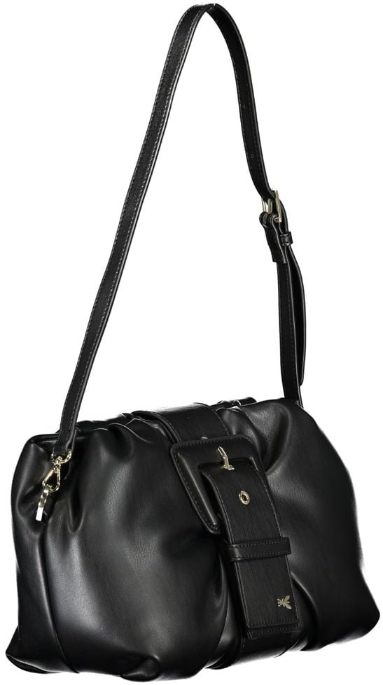 Patrizia Pepe Nero Poliuretano Women Handbag Zwart