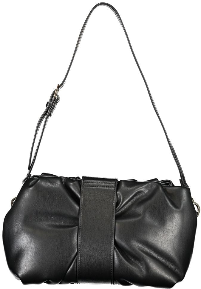 Patrizia Pepe Nero Poliuretano Women Handbag Zwart