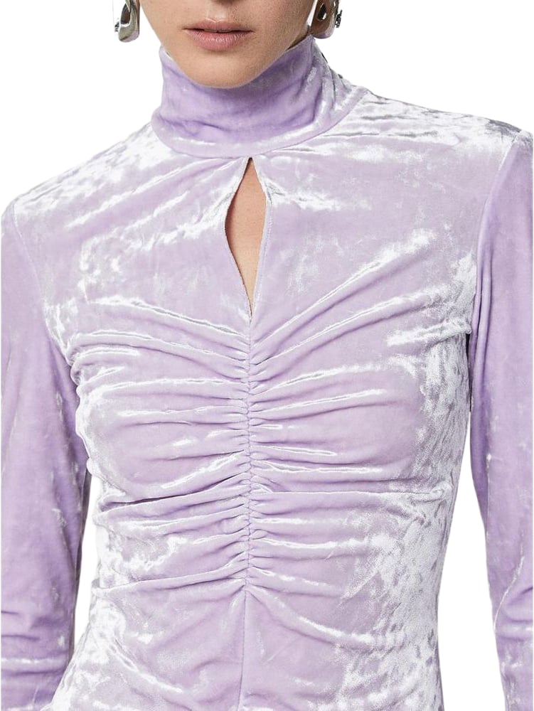 Patrizia Pepe Patrizia Pepe Purple Polyester Tank Tops Paars