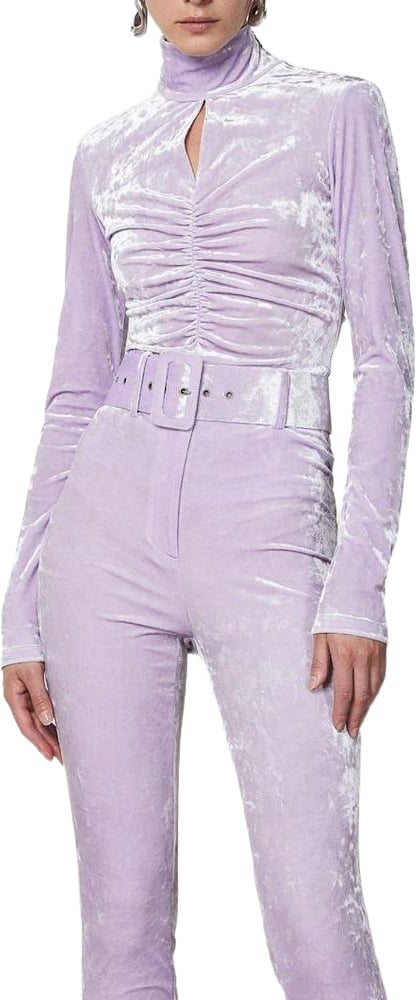 Patrizia Pepe Patrizia Pepe Purple Polyester Tank Tops Paars