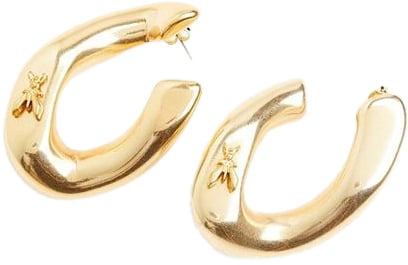 Patrizia Pepe Patrizia Pepe Gold Plastic Earrings Goud