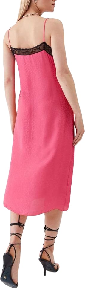 Patrizia Pepe Fuchsia Viscose Casual Dress Roze