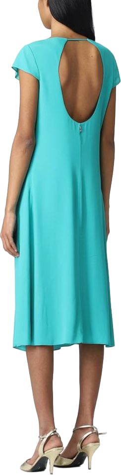 Patrizia Pepe Green Viscose Casual Dress Groen