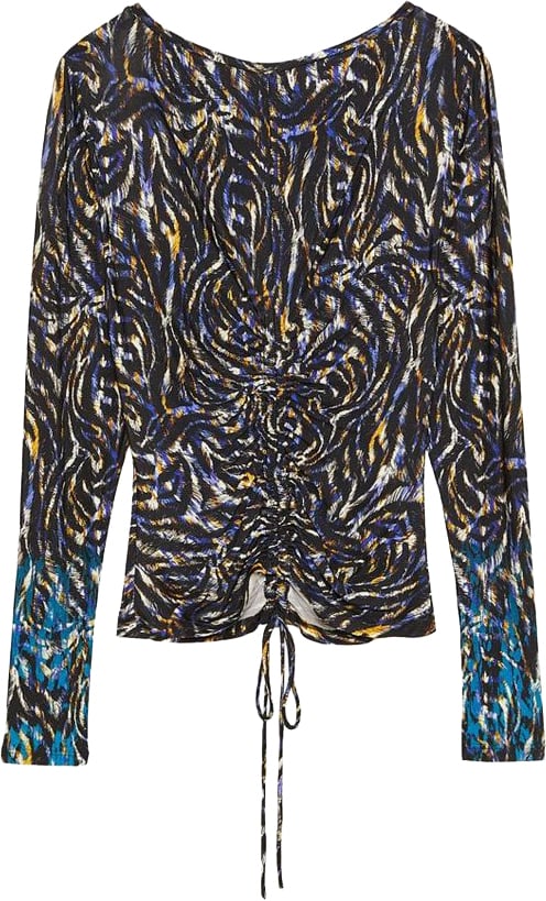 Patrizia Pepe Patrizia Pepe Multicolor Polyester Long Sleeve T-Shirt Divers