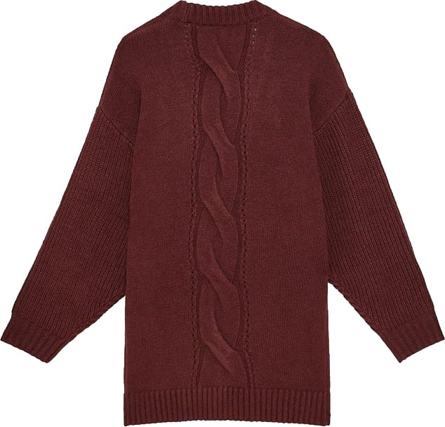 Patrizia Pepe Patrizia Pepe Purple Marabou Cardigan Paars