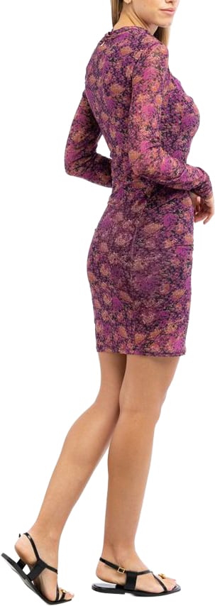 Patrizia Pepe Patrizia Pepe Purple Polyester Casual Dress Paars