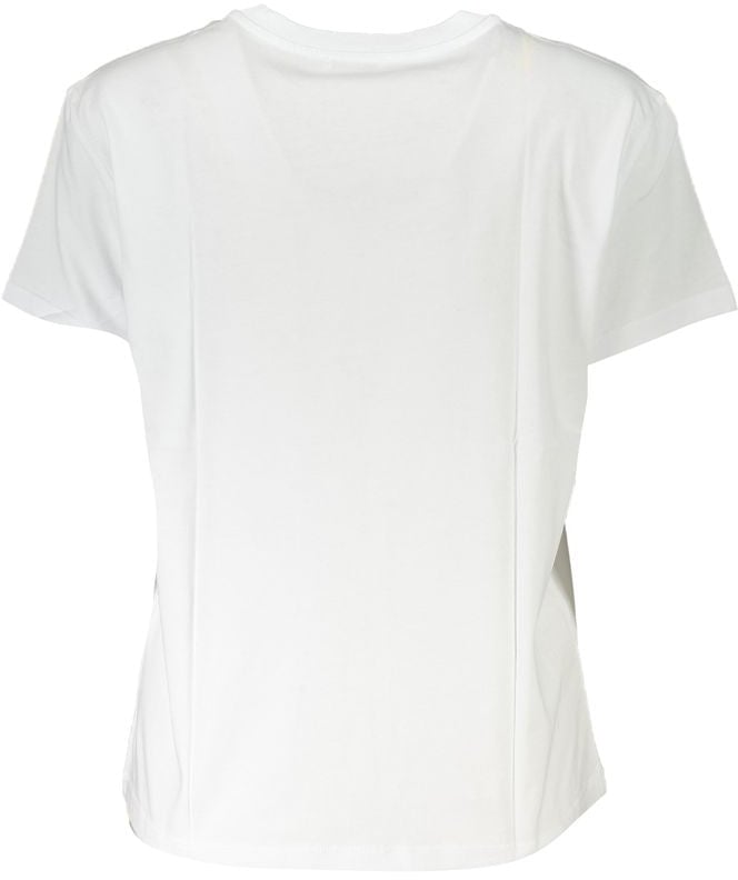 Patrizia Pepe Bianco Organic Cotton Women T-Shirt Wit