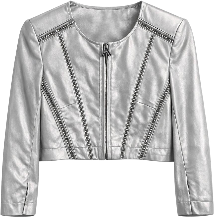 Patrizia Pepe patrizia pepe - Jackets - 1l0312-a1dz-argento Dierenprint