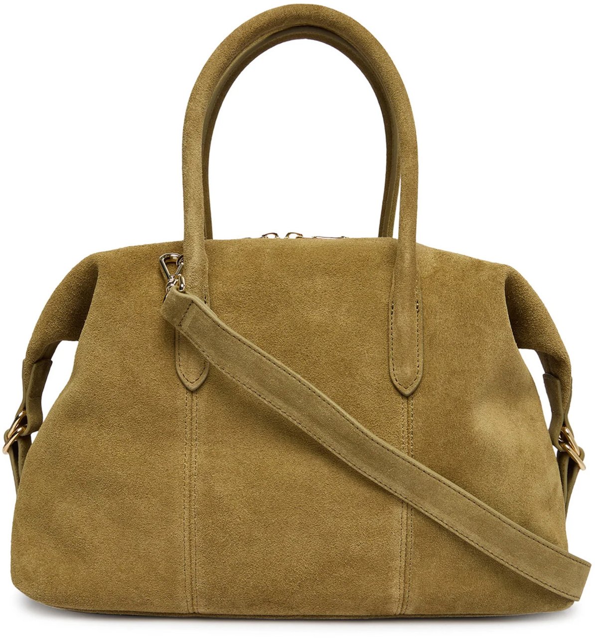 Patrizia Pepe Bags Olive Suede Groen
