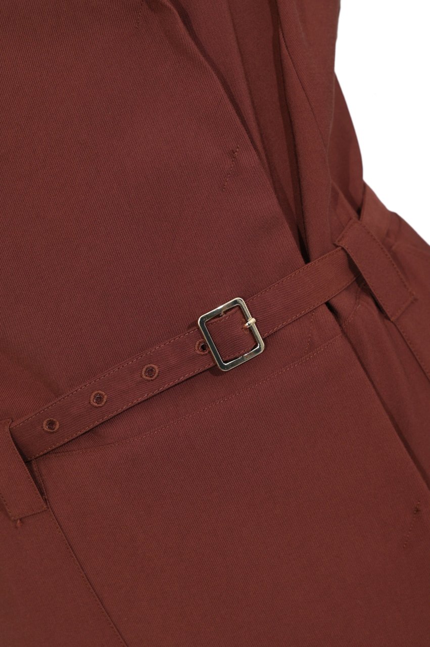 Patrizia Pepe Dresses Wood Brown Bruin