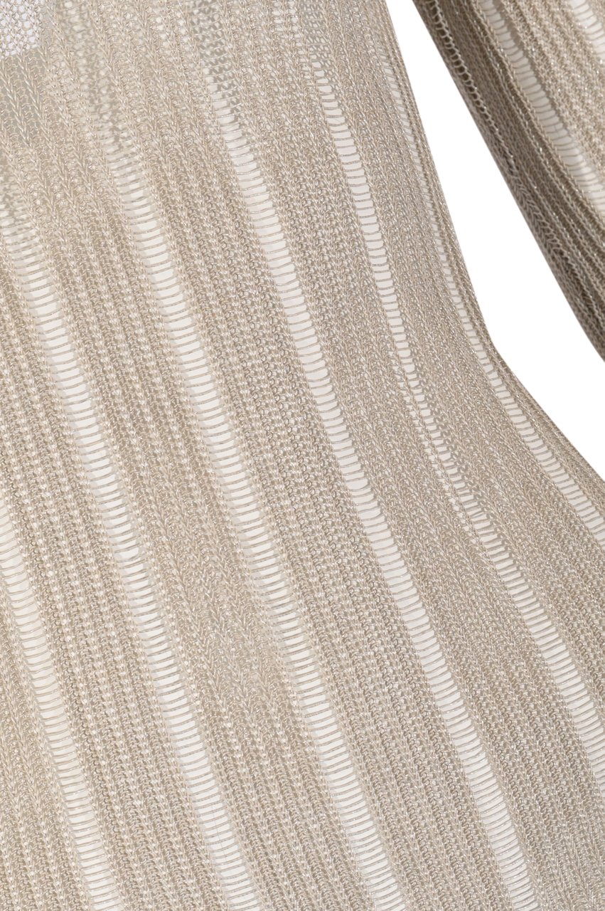 Patrizia Pepe Dresses Pearl Ivory Lurex Wit