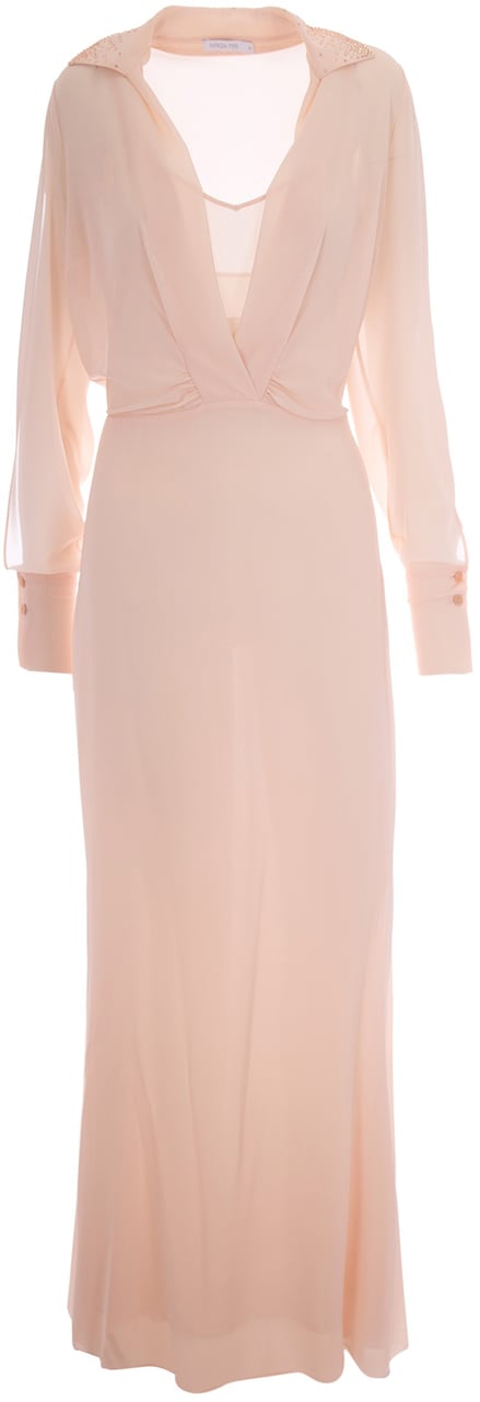 Patrizia Pepe Dresses Silky Nude Roze