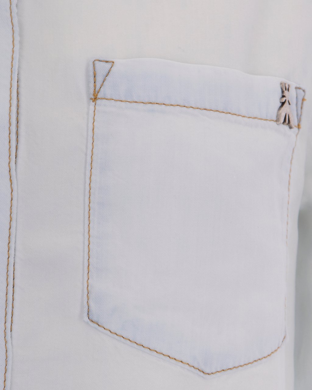 Patrizia Pepe Shirts Super Bleach Tencel Lichtgrijs