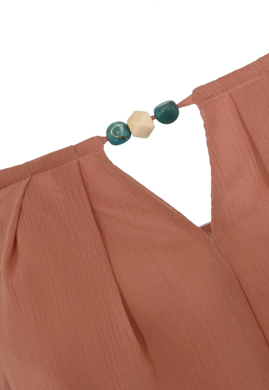 Patrizia Pepe Top Terracotta Oranje