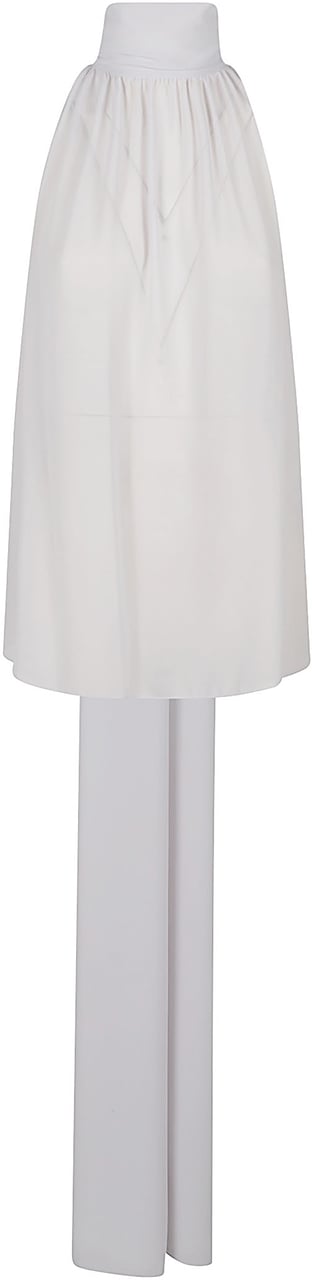 Patrizia Pepe Sleeveless Blouse Grey Grijs