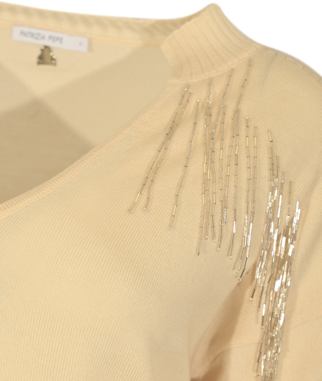 Patrizia Pepe Sweaters Wooly White Wit