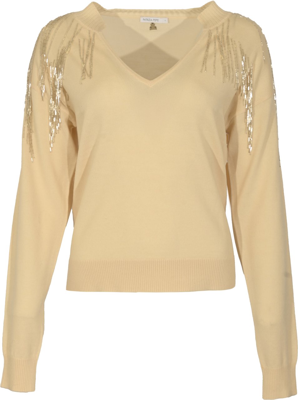 Patrizia Pepe Sweaters Wooly White Wit