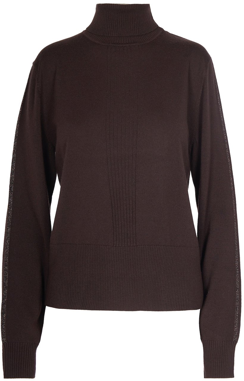 Patrizia Pepe Sweaters Deep Chocolate Bruin