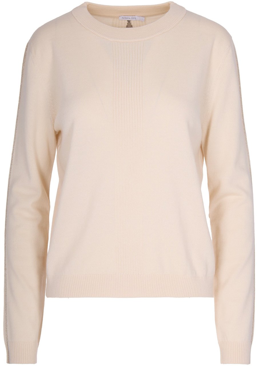 Patrizia Pepe Sweaters Wooly White Wit