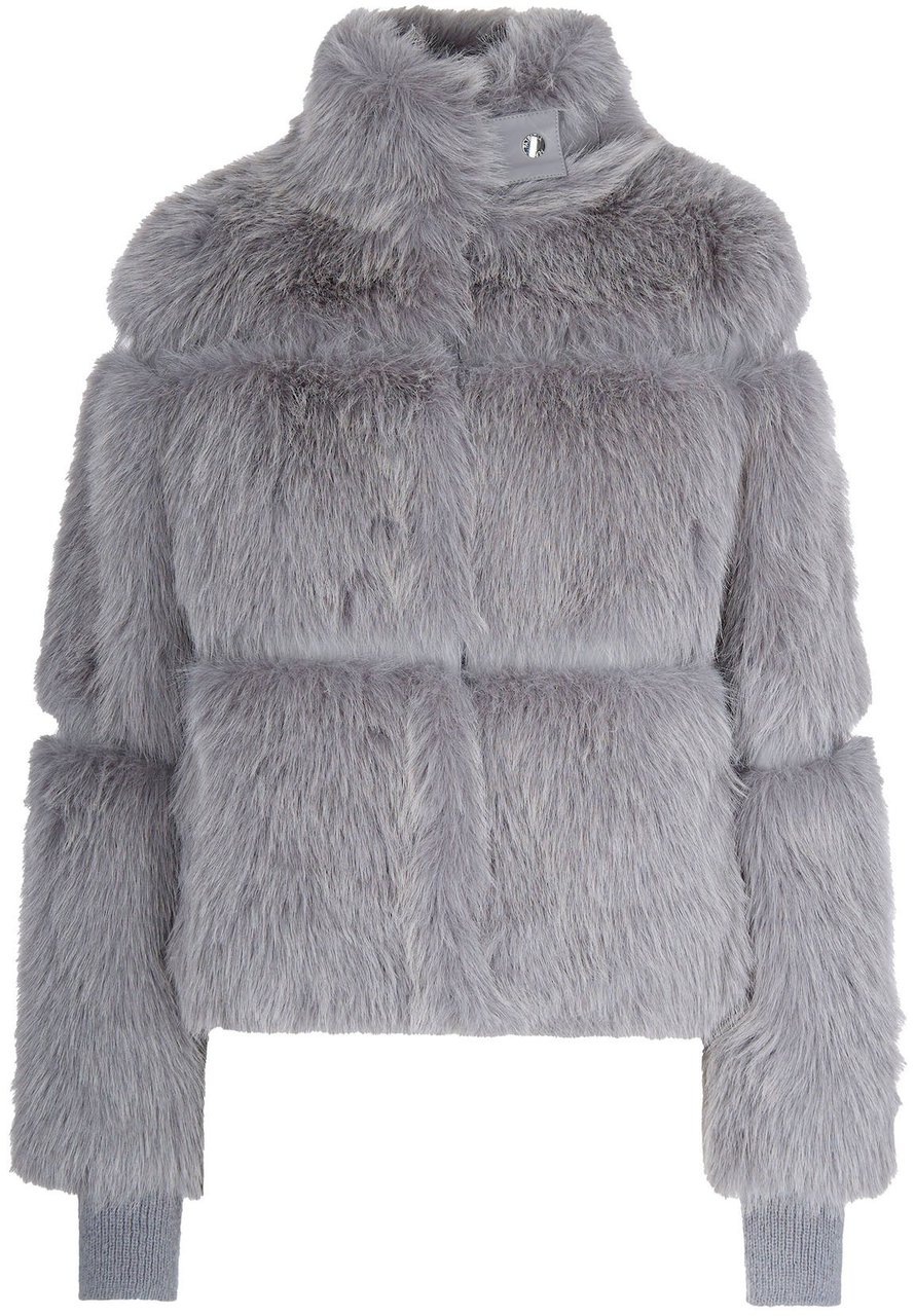 Patrizia Pepe Coats Mistery Gray Melange Grijs