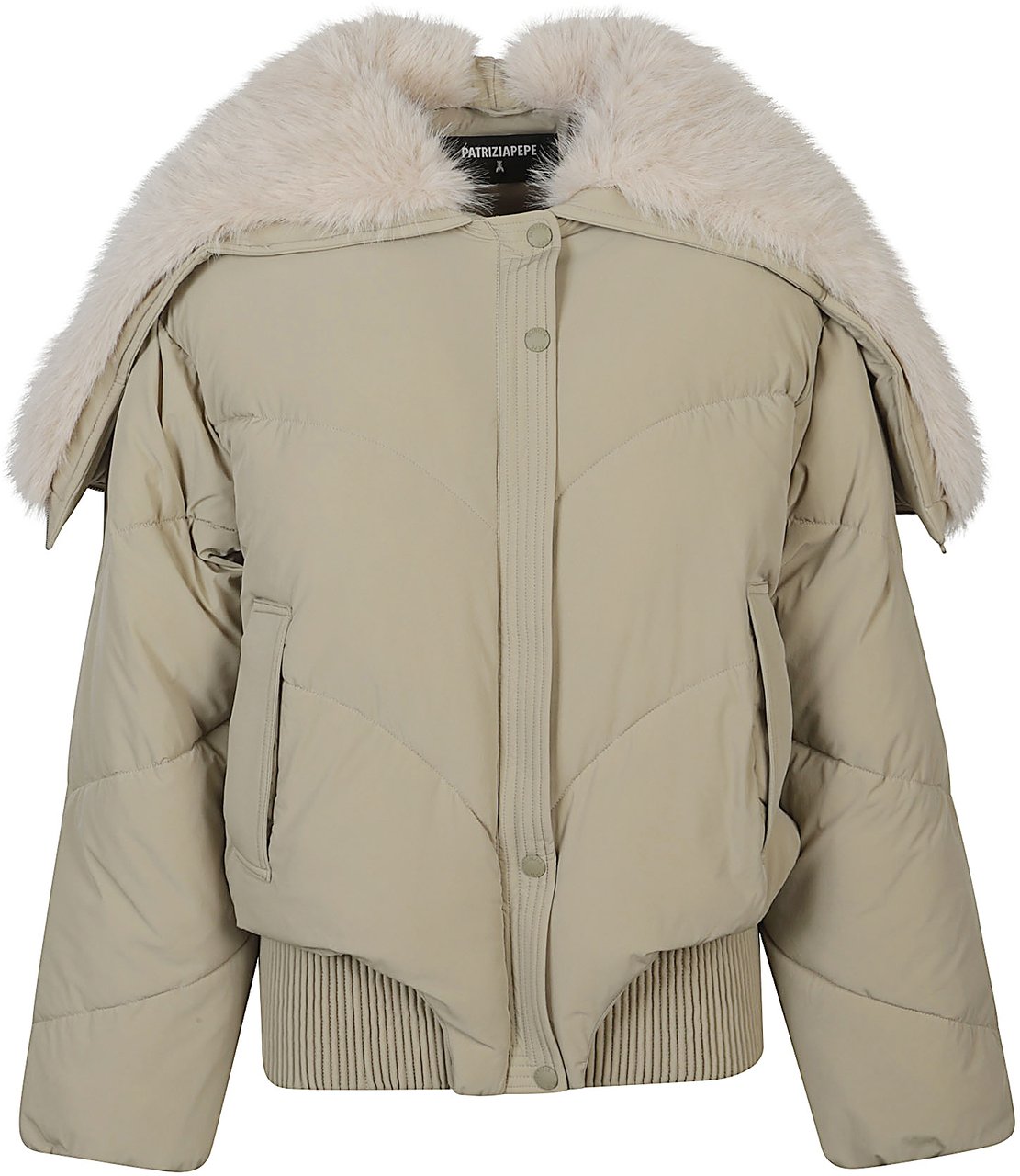 Patrizia Pepe Down Jacket White Wit