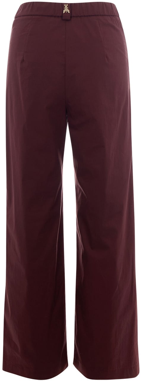 Patrizia Pepe Trousers Wood Brown Maroon