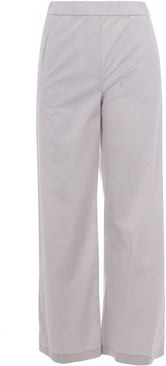 Patrizia Pepe Trousers Fresh Grey Lichtgrijs