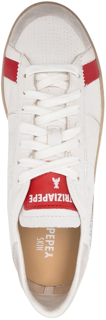 Patrizia Pepe Sneakers White & Red Wit