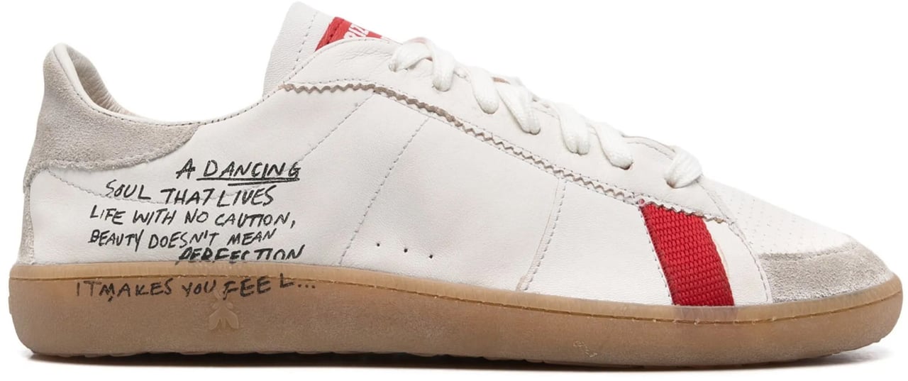 Patrizia Pepe Sneakers White Red Rood