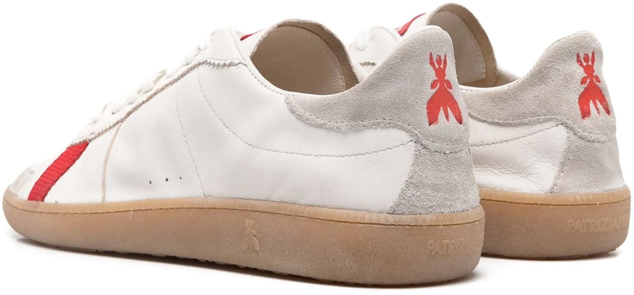 Patrizia Pepe Sneakers White Red Rood
