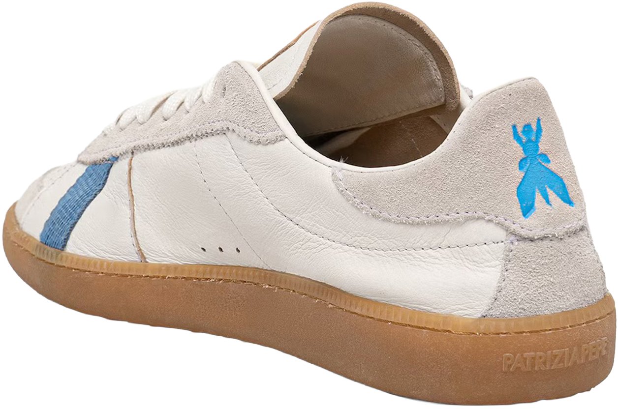 Patrizia Pepe Sneakers White Blue Blauw