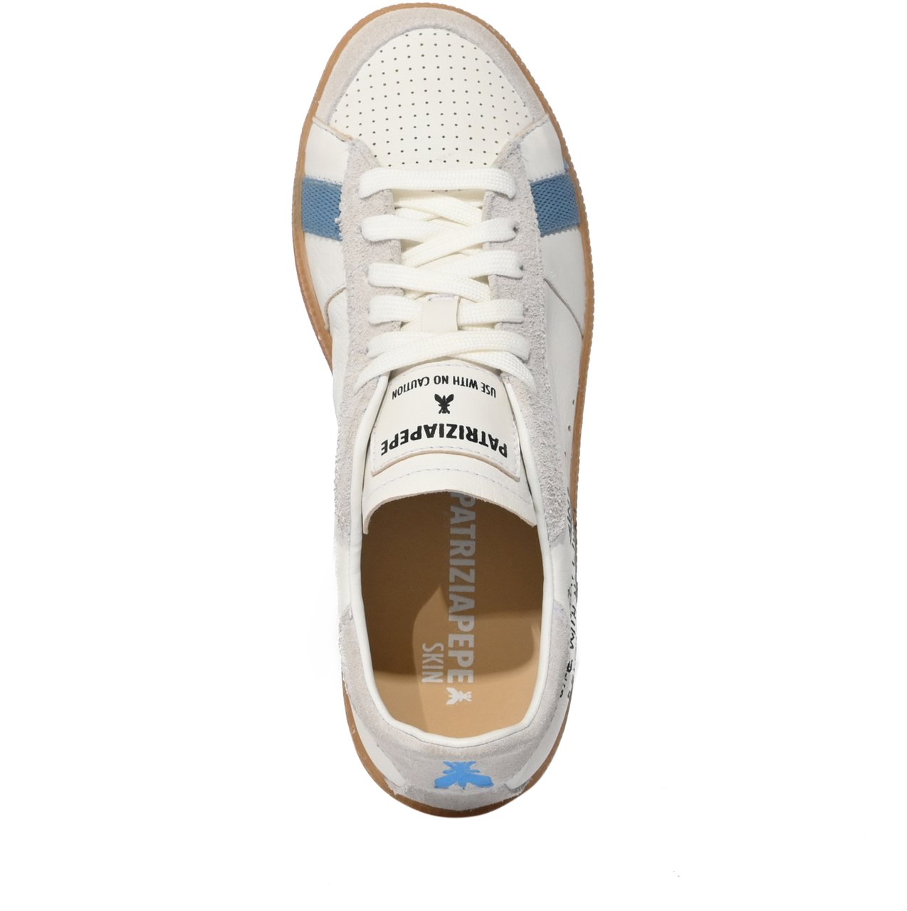 Patrizia Pepe Sneakers White E Blue Wit