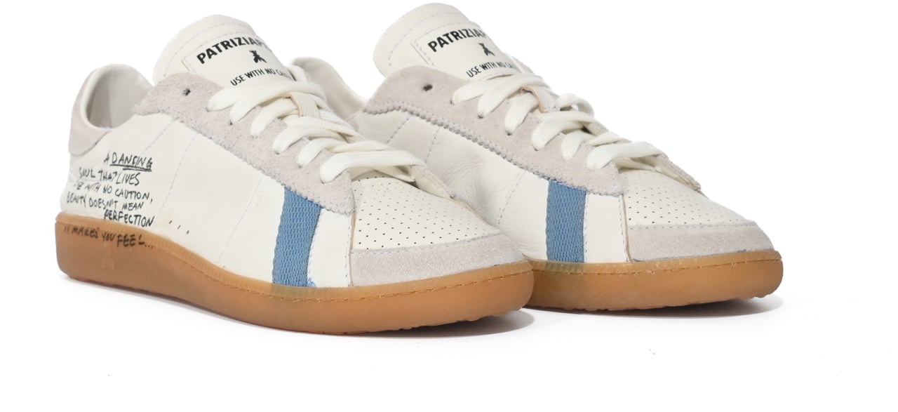 Patrizia Pepe Sneakers White E Blue Wit