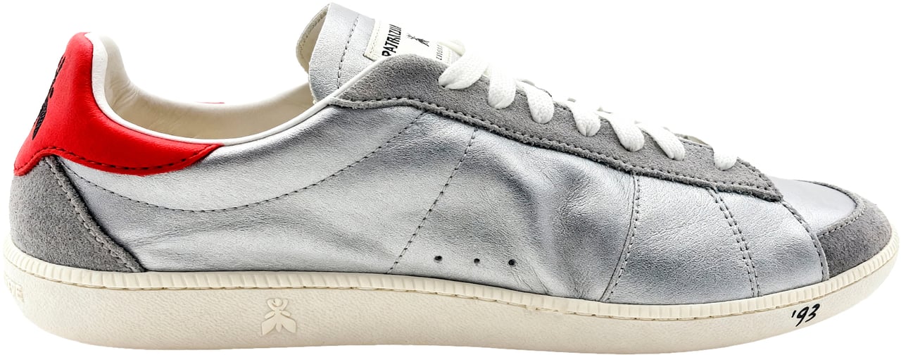 Patrizia Pepe Sneakers Dark Silverred Zilver
