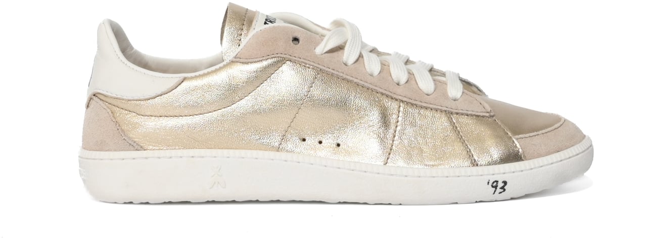 Patrizia Pepe Sneakers Shiny Gold Goud