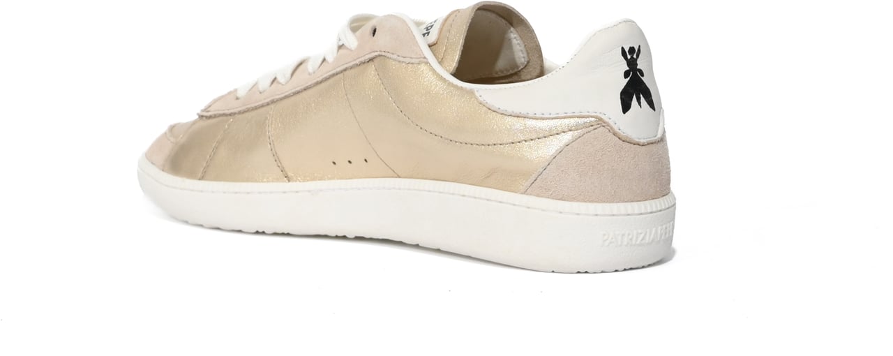 Patrizia Pepe Sneakers Shiny Gold Goud