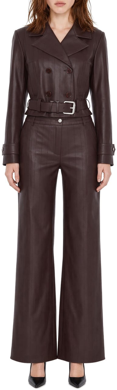 Patrizia Pepe Trousers Wood Brown Bruin